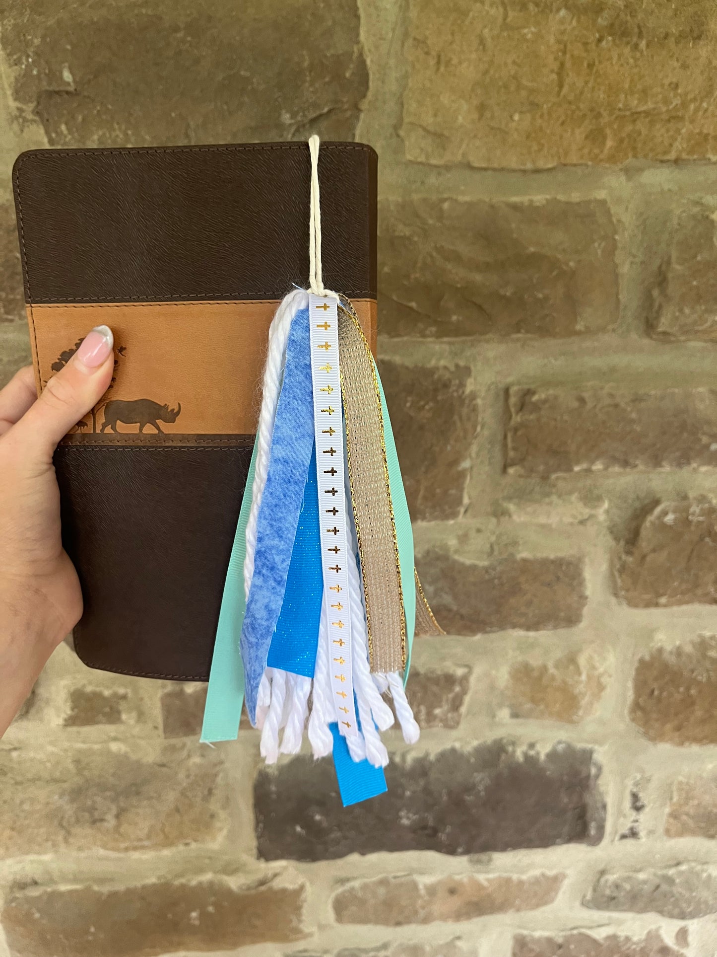 BLUE BIBLE TASSEL