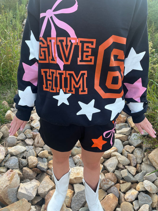 GIVE HIM 6 CREWNECK