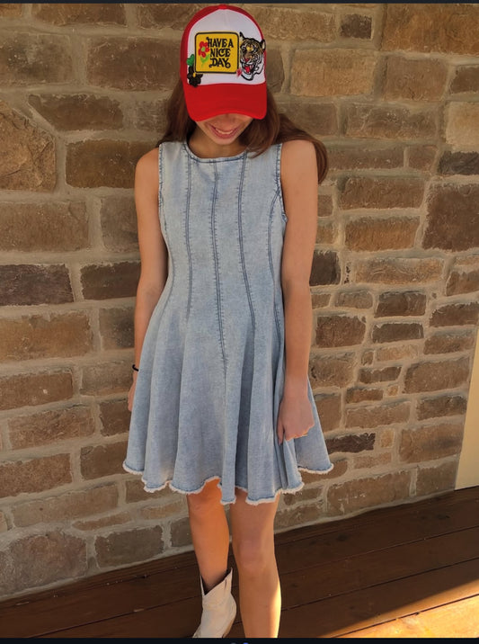 (RED)HAVE A NICE DAY TRUCKER HAT