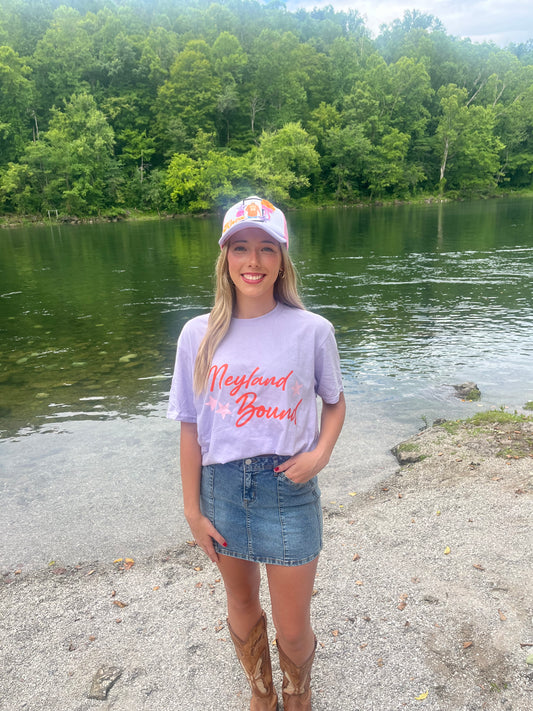 NEYLAND BOUND LAVENDER TEE