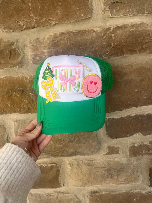 HOLLY JOLLY GREEN TRUCKER