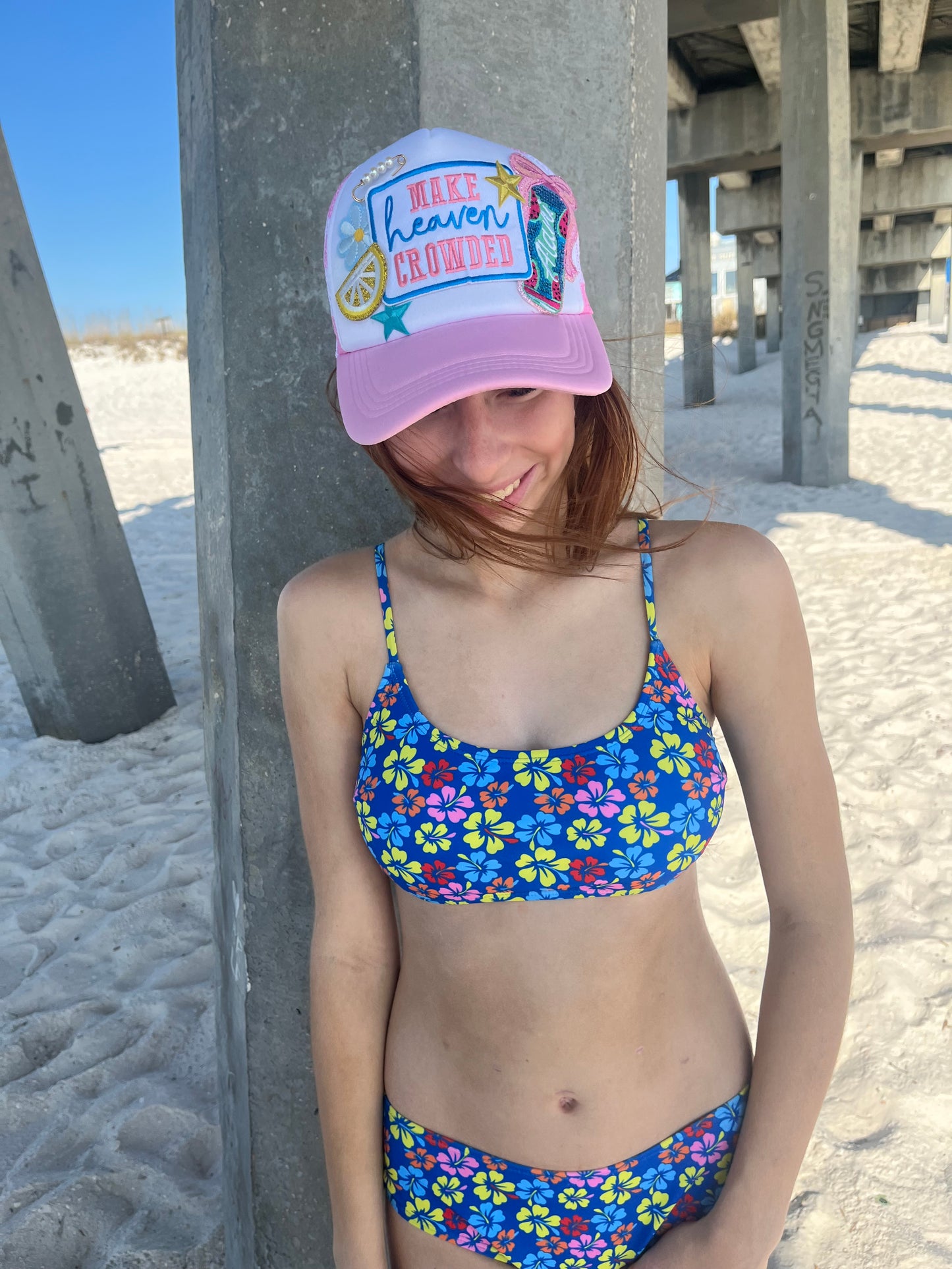 PINK MHC TRUCKER HAT