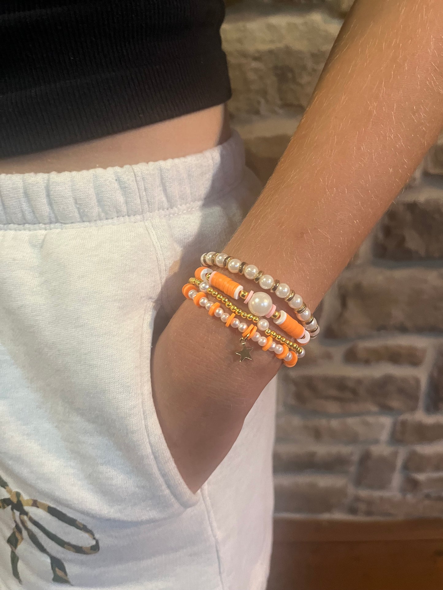 VOLS BEADED STACK